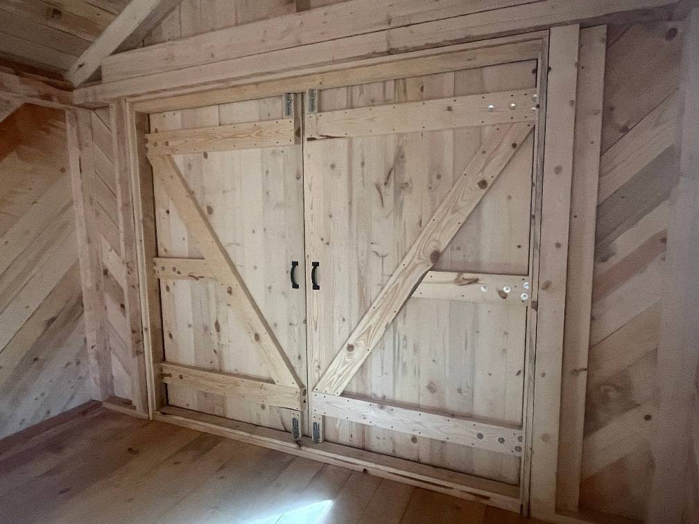 Double 4' x 8' doors for workshop